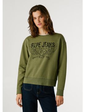 Para mujer. PL5800022 Sudadera Beberly (L), Casual, Algodón, Manga larga