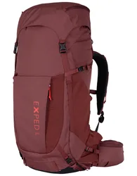 Sac de trekking - Ridgeline 55 Dark Henna - Taille L/XL - Bordeaux