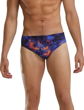 Durafast Elite Montipora Swimming Brief Purp / Orange 28 Men - TYR - FashionsVida