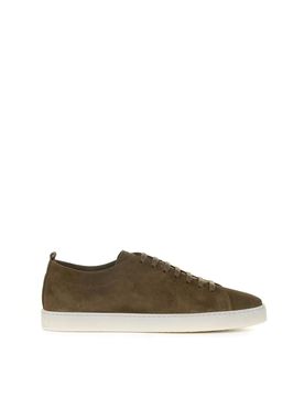Barrett Sneaker Marrone In Camoscio