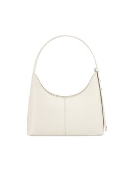 CAIN Ledertasche - Schultertasche hellgrau damen