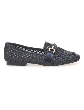 Mocassini Neri con morsetto dorato LLY26 37 - LE HAVRE PARIS - FashionsVida