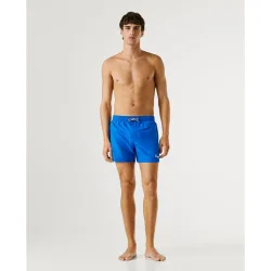 Bañador de hombre liso con logotipo lateral