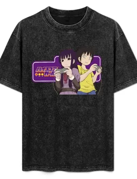 Hi Score Girl - logo T-Shirt Casual Daily Wear Short Sleeve Top - Aliexpress - FashionsVida