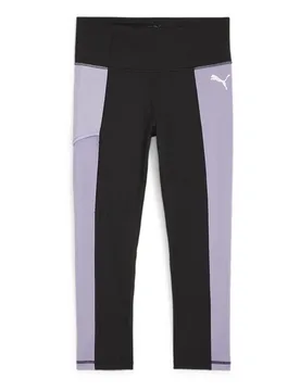 Individual 3/4 Leggings Black / Vivid Violet XS - Puma - FashionsVida