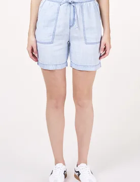 Summer short wide leg - denim tenc female - 32 - FashionsVida