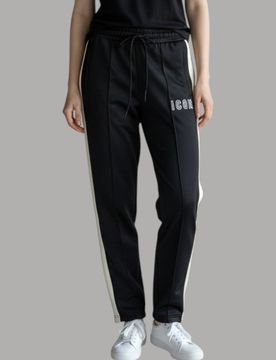 Pantalone jogger nero con bandina ICDF2W6P004