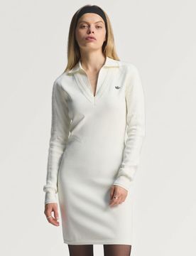 Abito a maniche lunghe con colletto M Off White
