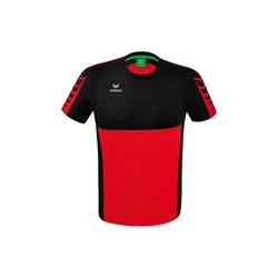 T-shirt à Manches Courtes Six Wings Red / Black L