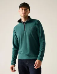 Thompson Funnel Neck Half Zip Fleece Green male