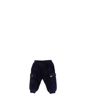 Pantalone in velluto NURSERY BLU NAVY 12M