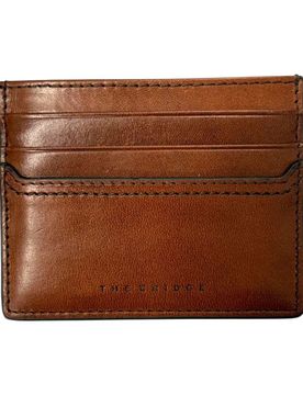 Porta carte di credito The Bridge Uomo Pelle Marrone - 01507501-1A