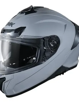 Casco Moto Integrale Typhoon Solid MA600 Grigio chiaro taglia XL - Smk - FashionsVida