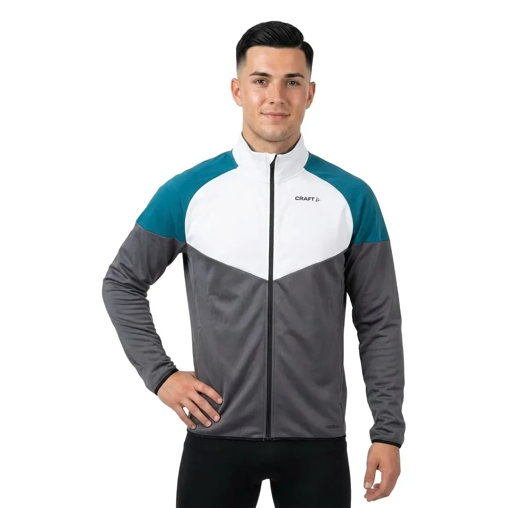 Veste Core Glide Block Ash / Deep Lake L - Craft - FashionsVida