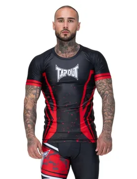 T-shirt à Manches Courtes Kendall Black / Red / White 2XL