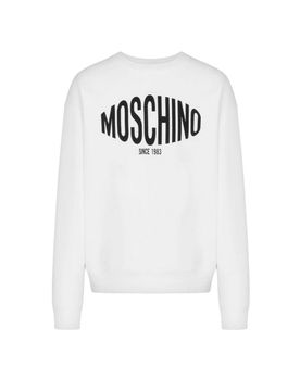 Felpe senza cappuccio uomo - felpa di cotone organico - bianco