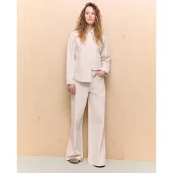 Pantalón de mujer palazzo con tiro alto