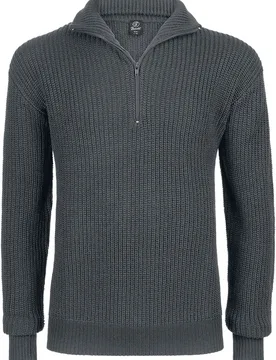 Strickpullover - Marine Troyer - S bis 4XL - für Männer - Größe 3XL - anthrazit - Männer - male - Brandit - FashionsVida