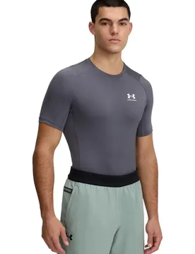 HG Armour Comp Herren Hemd, grau MD