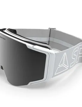 Masque De Ski Ostra Bio Glacier White Pebble Grey/CAT2 Homme