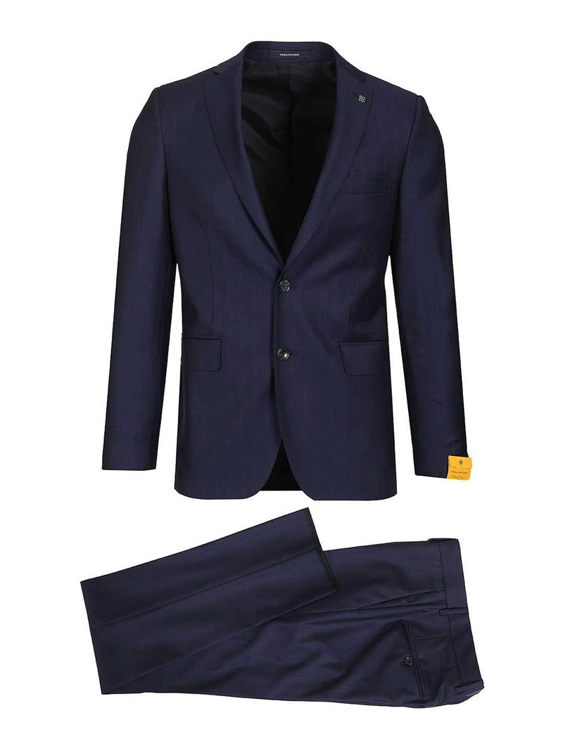 Tagliatore Blue Pinstripe Suit