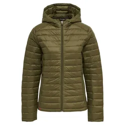Manteau Red Quilted Dark Olive S
