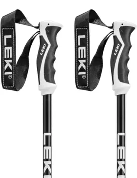 Bâtons Neolite Dark Anthracite / Black / White 135 cm Homme - Leki Alpino - FashionsVida