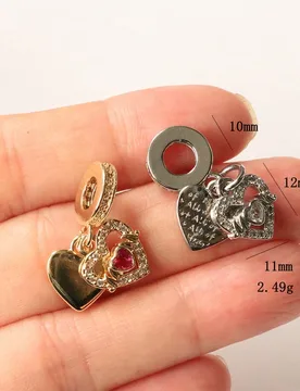 Pcs-22*11mm 2026 New Love Charms Gold Silver Beads Fit Original Bracelet Mom Daughter Aunt Heart Dangle Charms DIY Jewelry Gift - Aliexpress - FashionsVida