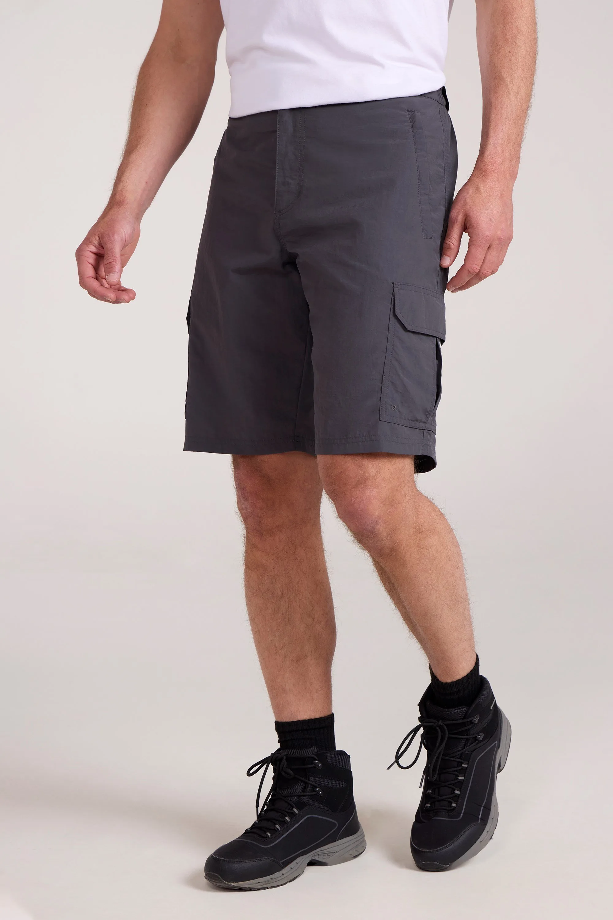 Explore Mens Shorts - Grey - Grey - Size: W32 - Mountain Warehouse - FashionsVida