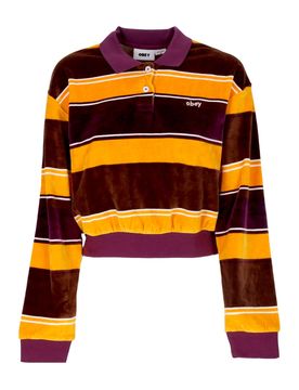 Polo Manica Lunga Donna Georgia Polo L/s Beetroot Multi