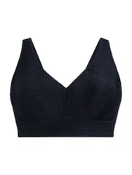 Damen Bikinioberteil Essentials Top schwarz M W