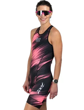 Sprint Tri Hyperglide Backzip Sleeveless Trisuit Driftspeed XL Women - Zoot - FashionsVida