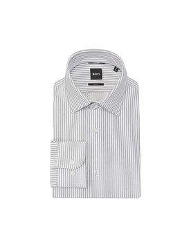 Boss Camisa Slim Fit verde 43