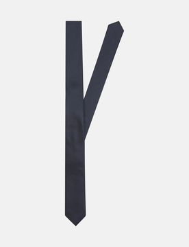 Schmal (5cm) Krawatte Gestreift Blau ****