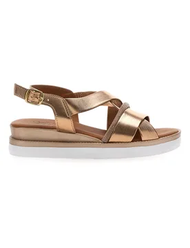 Sandali bronzo Made in Italy B82923 39 - PITTARELLO LOOK - FashionsVida