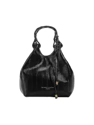 Bolso de piel - Hobo Bag DUA Small negro