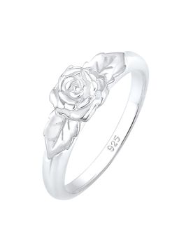 ELLI Anillo 'Rose' plata
