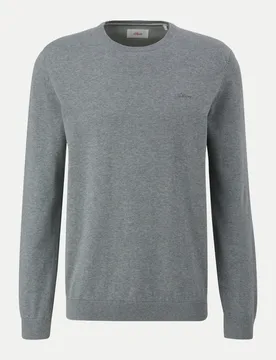RED LABEL Strickpullover Grau L - S. Oliver - FashionsVida