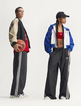 Pantaloni a vento da basket Originals XL Black - Adidas - FashionsVida