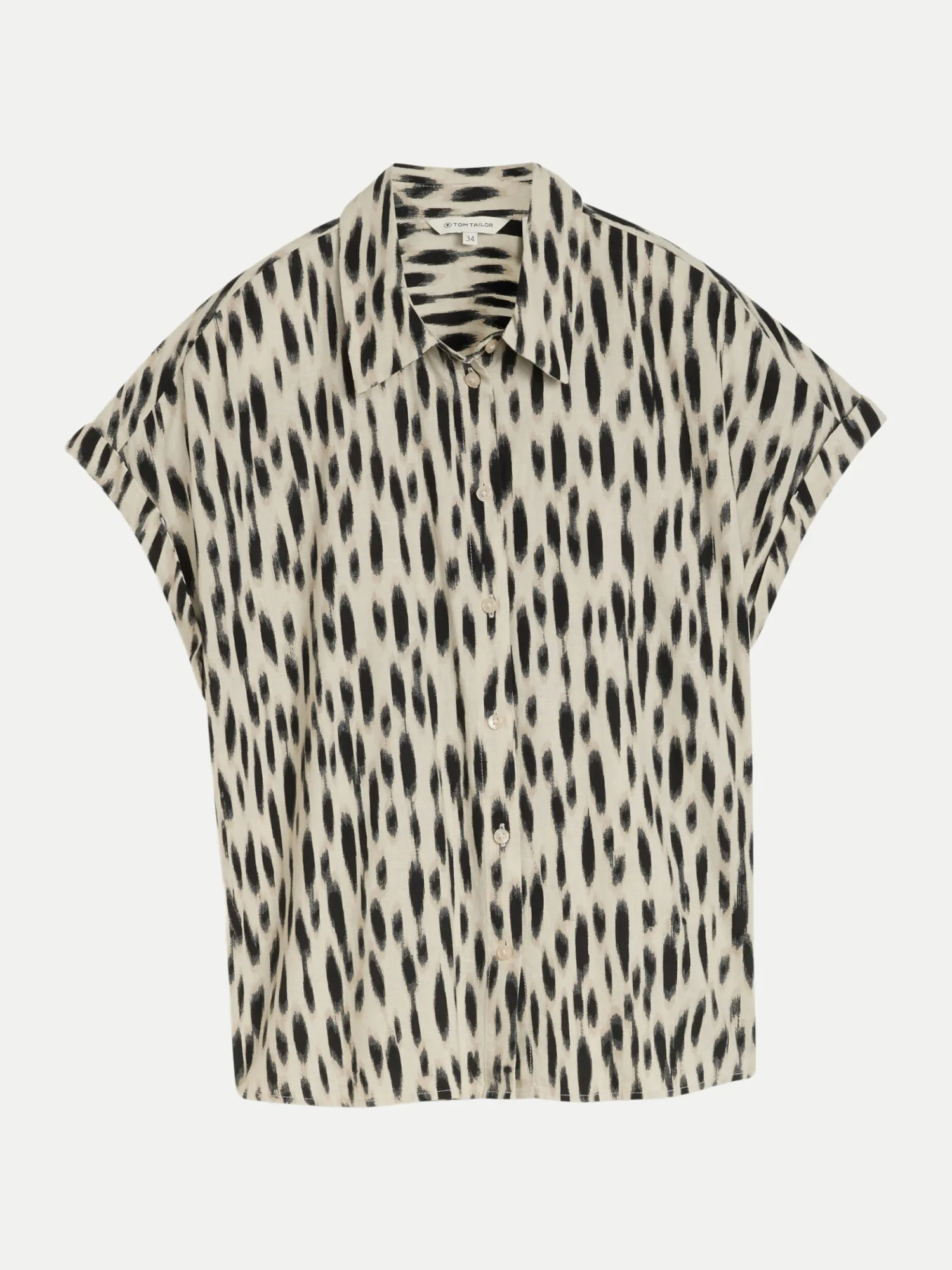 Bluse mit Relaxed-fit Beige 38 - Tom Tailor Casual - FashionsVida