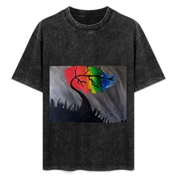 Rainbow Tree T-Shirt Plus Size Loose Fit T-Shirt