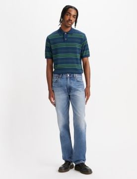 Para hombre. 000LO-0004 Jeans 555 Relaxed Straight (29/32), Casual, Algodón, Denim