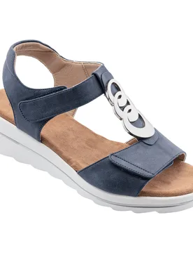 Klett-Sandale "Elegant" blau 38 Damen - wonderwalk - FashionsVida
