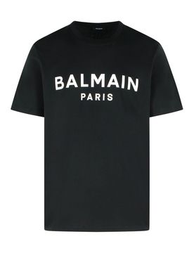Balmain Maglietta in cotone nero