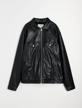 Sinsay - Giacca in ecopelle - nero