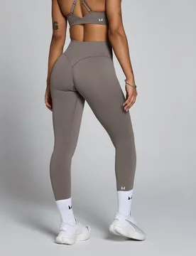 Mallas sin costuras Tempo Hybrid de tiro medio para mujer de MP - ceniza - XL - MyProtein - FashionsVida
