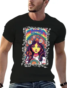 Retro Zepelin Art Going To California T-Shirt Plus Size Everyday Tee Shirt - Aliexpress - FashionsVida