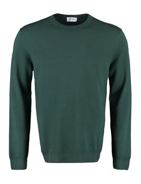The (alphabet) Extra-Fine Wool Ribbed Knit Pullover