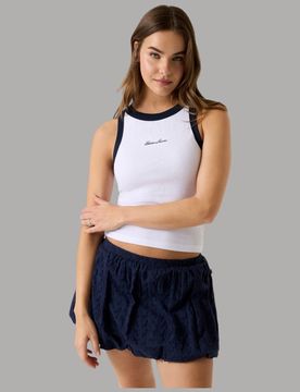 Top Guess GJ in Modal Cotone con Logo Ricamato W6GPZ8KF641