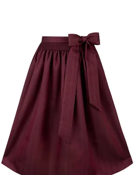Dirndlschürze Annika (bordeaux, Gr. 1 (34-38)) von für Damen, Dirndlschürzen, 75% Polyester, 25% Baumwolle - Stockerpoint - FashionsVida